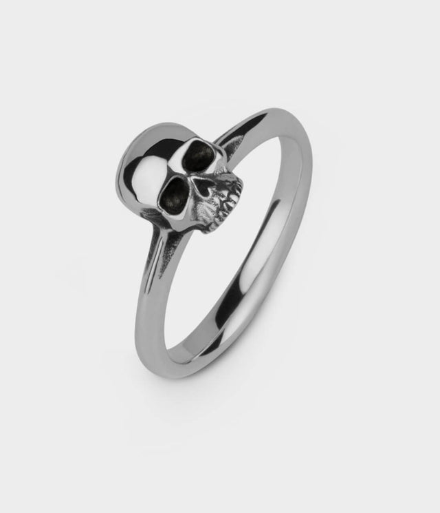 Mini Skull Ring by Stephen Einhorn